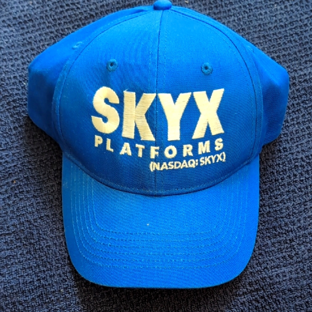 New Blue SKYX Platforms Cap